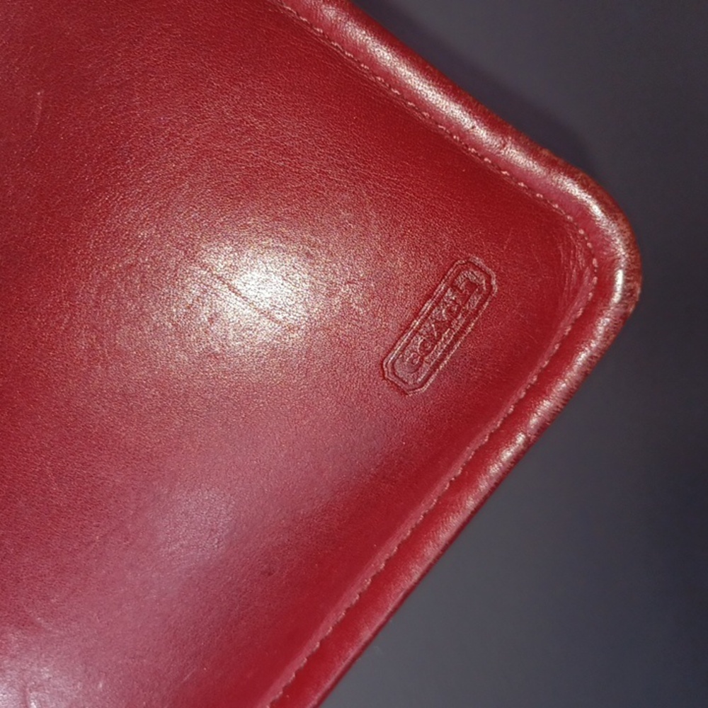 VINTAGE  COACH SKINNY COSMETIC BAG - Picture 12 of 17